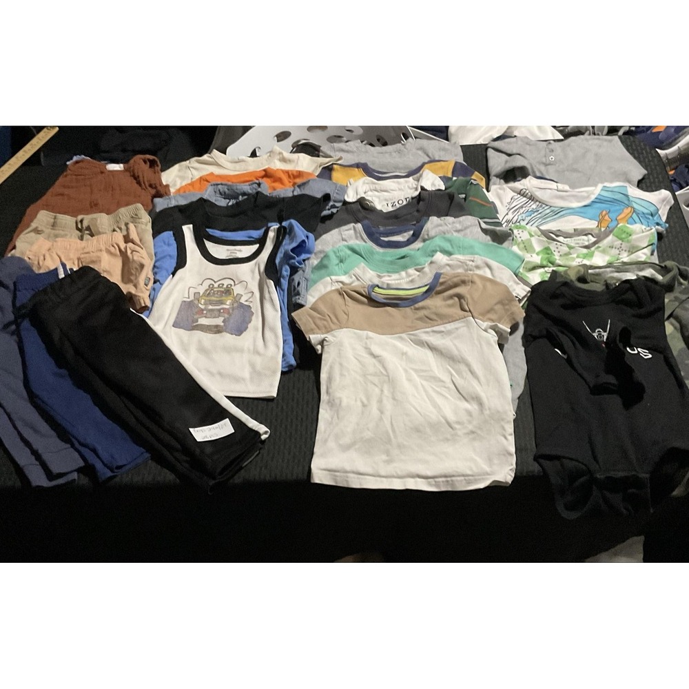 Mixed Brands Outfit Lot Boys 24M-2T Multicolor Shirts Pants 28pc Paw Patrol